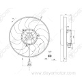 Car radiator cooling fan for VW SHARAN FORT